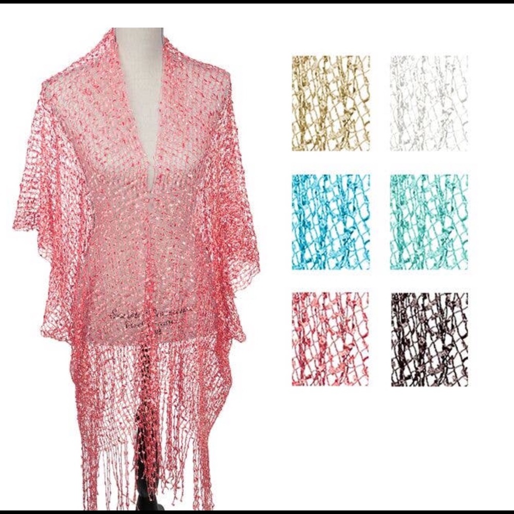 8 PK Women’s Shawl Confetti Design